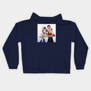 Beth & Odessa's Family Portrait (Square) Kids Hoodie